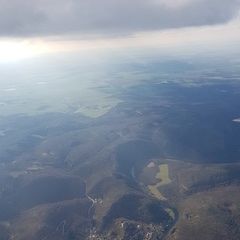 Flugwegposition um 15:12:07: Aufgenommen in der Nähe von Okres Znojmo, Tschechien in 1646 Meter